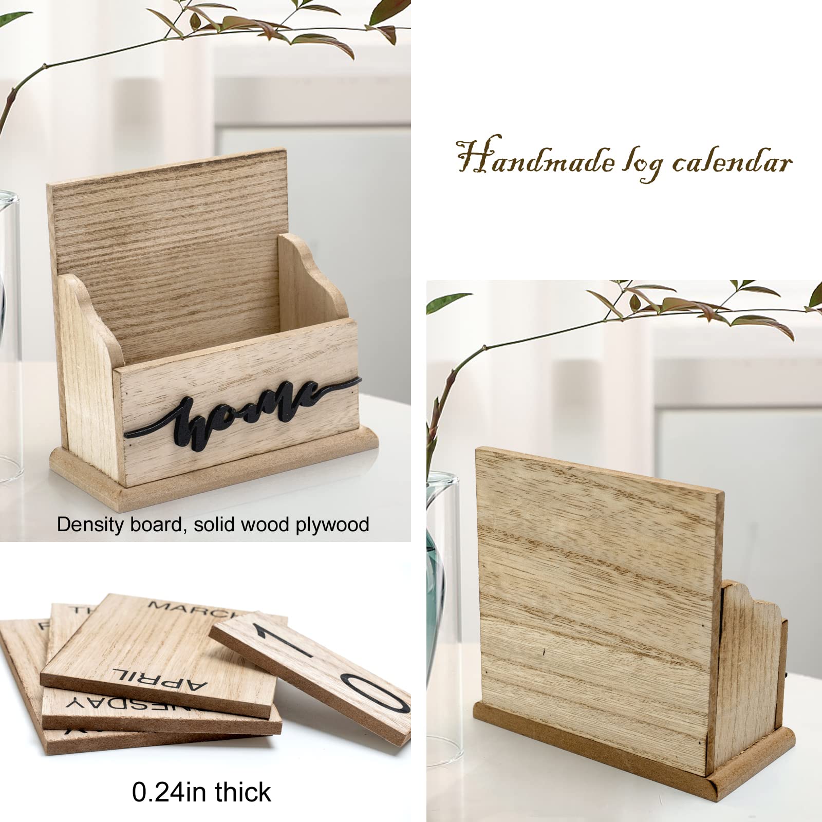 Amazon.com : Notakia Perpetual Calendar Wooden Calendar Blocks